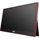 AOC 16G3 16" Moniteur gaming  Noir/Rouge, 1x HDMI, 1x Micro-HDMI, 1x USB-C 3.2 (5 Gbit/s), 144 Hz