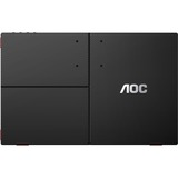 AOC 16G3 16" Moniteur gaming  Noir/Rouge, 1x HDMI, 1x Micro-HDMI, 1x USB-C 3.2 (5 Gbit/s), 144 Hz