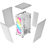 Corsair 2000D RGB Airflow boîtier mini tower Blanc | 3x USB-A | RGB