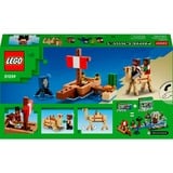 LEGO Minecraft - Le voyage du bateau pirate, Jouets de construction 21259