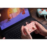 8BitDo Ultimate 2C Wired, Manette de jeu Pêche/jaune clair