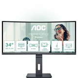 AOC  34" Moniteur UltraWide incurvé  Noir