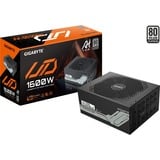 GIGABYTE , 1600 Watt alimentation  Noir