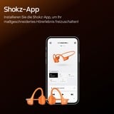 Shokz  casque technologie conduction osseuse Orange