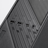 SilverStone  boîtier mini tower Noir | 2x USB-A | 1x USB-C