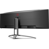 AOC AGON AG493QCX 49" Moniteur UltraWide gaming incurvé  Noir/gris, 2x HDMI, 2x DisplayPort, 3x USB-A 3.2 (5 Gbit/s), 1x USB-C 3.2 (5 Gbit/s), 144 Hz