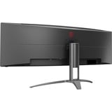 AOC AGON AG493QCX 49" Moniteur UltraWide gaming incurvé  Noir/gris, 2x HDMI, 2x DisplayPort, 3x USB-A 3.2 (5 Gbit/s), 1x USB-C 3.2 (5 Gbit/s), 144 Hz