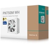 DeepCool PN750M, 750 Watt alimentation  Blanc, 3x PCIe, 1x 12VHPWR, gestion des câbles