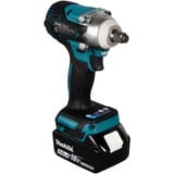 Makita DTW300RTJ visseuse électrique et visseuse à percussion 3200 tr/min Noir, Bleu, Visseuse à choc Bleu/Noir, Visseuse à percussion, Poignée de pistolet, 1/2", Noir, Bleu, Deep discharge, Surchauffe, Surcharge, Sans brosse