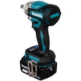 Makita DTW300RTJ visseuse électrique et visseuse à percussion 3200 tr/min Noir, Bleu, Visseuse à choc Bleu/Noir, Visseuse à percussion, Poignée de pistolet, 1/2", Noir, Bleu, Deep discharge, Surchauffe, Surcharge, Sans brosse