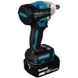 Makita DTW300RTJ visseuse électrique et visseuse à percussion 3200 tr/min Noir, Bleu, Visseuse à choc Bleu/Noir, Visseuse à percussion, Poignée de pistolet, 1/2", Noir, Bleu, Deep discharge, Surchauffe, Surcharge, Sans brosse