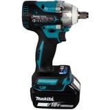 Makita DTW300RTJ visseuse électrique et visseuse à percussion 3200 tr/min Noir, Bleu, Visseuse à choc Bleu/Noir, Visseuse à percussion, Poignée de pistolet, 1/2", Noir, Bleu, Deep discharge, Surchauffe, Surcharge, Sans brosse