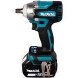 Makita DTW300RTJ visseuse électrique et visseuse à percussion 3200 tr/min Noir, Bleu, Visseuse à choc Bleu/Noir, Visseuse à percussion, Poignée de pistolet, 1/2", Noir, Bleu, Deep discharge, Surchauffe, Surcharge, Sans brosse