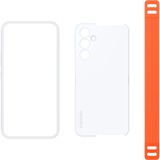 SAMSUNG Haze Grip Case, Housse smartphone Blanc/Orange