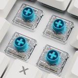 Sharkoon clavier Blanc, Layout DE, Kailh Choc V2 Low Profile Rouge