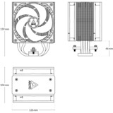 Arctic ACFRE00125A, Refroidisseur CPU Blanc