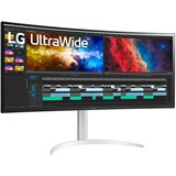 LG  37.5" Moniteur UltraWide gaming incurvé  Noir/Blanc