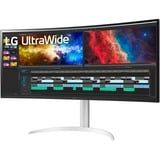 LG  37.5" Moniteur UltraWide gaming incurvé  Noir/Blanc