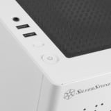 SilverStone Mini-ITX SUGO SST-SG16W boîtier cube Blanc | 2x USB-A