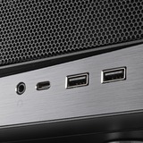 SilverStone  GD11 (SST-GD11B) boîtier HTPC Noir | 2x USB-A | 1x USB-C