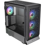 Thermaltake Ceres 500 TG ARGB boîtier midi tower Noir | 2x USB-A | 1x USB-C | Verre Trempé