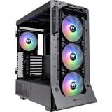 Thermaltake Ceres 500 TG ARGB boîtier midi tower Noir | 2x USB-A | 1x USB-C | Verre Trempé