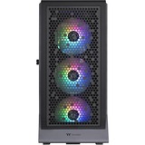 Thermaltake Ceres 500 TG ARGB boîtier midi tower Noir | 2x USB-A | 1x USB-C | Verre Trempé