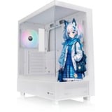 Thermaltake  boîtier midi tower Blanc | 2x USB-A | 1x USB-C | RGB | Window