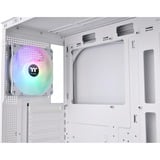 Thermaltake  boîtier midi tower Blanc | 2x USB-A | 1x USB-C | RGB | Window