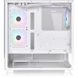 Thermaltake  boîtier midi tower Blanc | 2x USB-A | 1x USB-C | RGB | Window