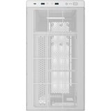 Aerocool  boîtier mini tower Blanc | 2x USB-A | 1x USB-C | Window