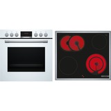 Bosch HEA513BW2, Jeu de cuisinière Blanc