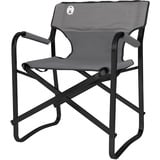 Coleman Steel Deck Chair, Siège Gris/Noir