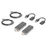 Digitus DS-55318, Extension HDMI Noir/Argent