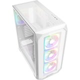 Sharkoon AK5G RGB midi tower, boîtier pc Blanc | 2x USB-A | 1x USB-C | RGB | Window