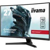 iiyama G-Master Red Eagle G2766HSU-B1 27" Moniteur gaming incurvé  Noir, 68,6 cm (27"), 1920 x 1080 pixels, Full HD, LED, 1 ms, Noir