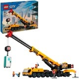 LEGO City - La grue de chantier mobile jaune, Jouets de construction 60409