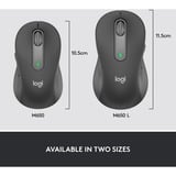 Logitech Signature M650 sans fil grand format, Souris Graphite