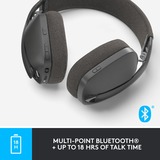 Logitech Zone Vibe 100 casque over-ear Noir