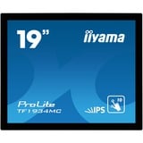 iiyama ProLite TF1934MC-B7X 19" Moniteur  Noir, 48,3 cm (19"), 1280 x 1024 pixels, SXGA, LED, 14 ms, Noir