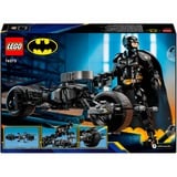 LEGO DC Super Heroes - La figurine de Batman à construire et la moto Bat-Pod, Jouets de construction 76273