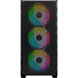 Montech  boîtier midi tower Noir | 2x USB-A | 1x USB-C | RGB | Window