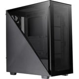 Thermaltake Divider 300 TG boîtier midi tower Noir | 2x USB-A | 1x USB-C | Verre Trempé