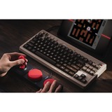 8BitDo Retro Mechanical Keyboard - C64 Edition, clavier gaming Beige/Noir, Kailh Box White V2, Kailh Box White V2