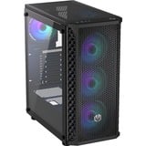 ENDORFY  boîtier midi tower Noir | 2x USB-A | RGB | Window