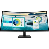 HP P34hc G4 86,4 cm (34") 3440 x 1440 pixels Quad HD LED Noir Moniteur UltraWide incurvé  Noir, 86,4 cm (34"), 3440 x 1440 pixels, Quad HD, LED, 5 ms, Noir