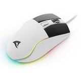 Sharkoon SKILLER SGM35, Souris gaming Blanc, 400 - 6400 dpi, LED RGB