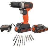 BLACK+DECKER BCD001C1-QW, Perceuse/visseuse Orange/Noir