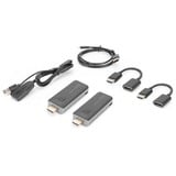 Digitus DS-55319, Extension HDMI Noir/Argent