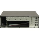 Inter-Tech  boîtier HTPC Noir/Argent | 2x USB-A